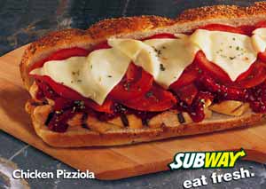 Chicken Pizziola Sub